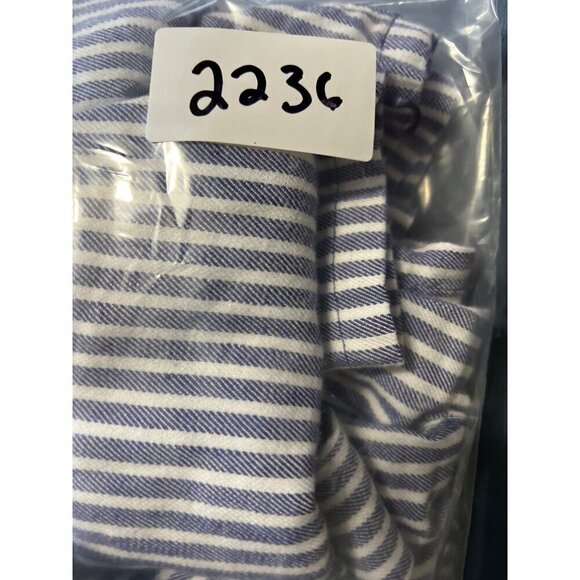 Tahari Womens Blue‎ & White Linen Blend Sleeveless JumpsuitBelt Sz 6 Boho Beachy - Picture 11 of 12